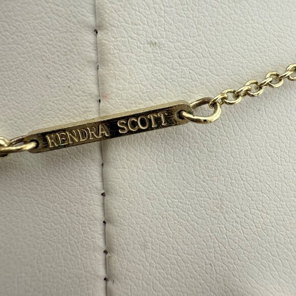 Kendra Scott‎ Elisa Pendant Necklace Gold Chain Ivory Pearl Gold-Plated Everyday - Picture 6 of 7